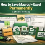 featured image - how to save macros in excel permanently