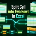 featured image - how to split a cell into two rows in excel