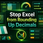 featured image - how to stop excel from rounding up decimals