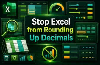 featured image - how to stop excel from rounding up decimals