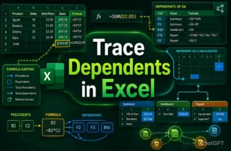 featured image - how to trace dependents in excel