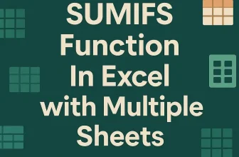 featured image - how to use sumifs function in excel with multiple sheets