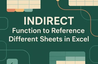 featured image - indirect function excel different sheet