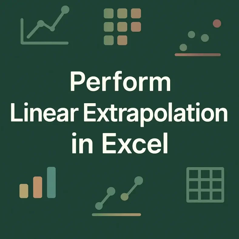 featured image - linear extrapolation excel