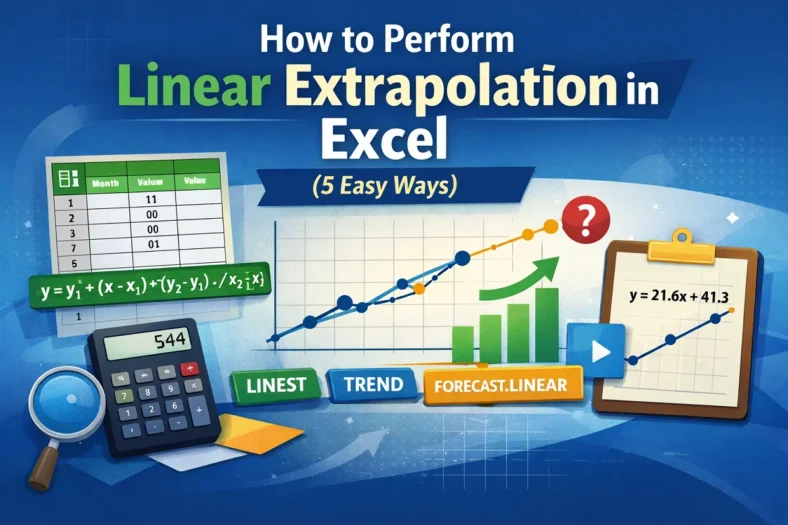 featured image - linear extrapolation excel