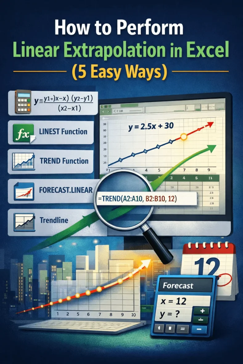 featured image - linear extrapolation excel