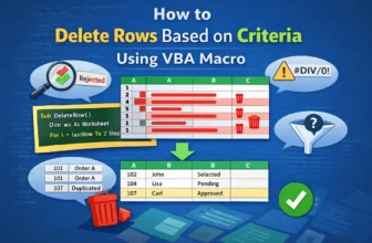 featured image - macro to delete rows based on criteria