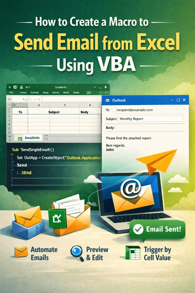 featured image - macro to send email from excel