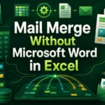 featured image - mail merge in excel without word