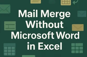 featured image - mail merge in excel without word