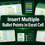 featured image - multiple bullet points in excel cell