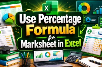 featured image - percentage formula in excel for marksheet