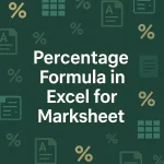 featured image - percentage formula in excel for marksheet