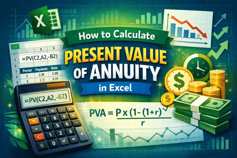 featured image - present value of annuity formula excel