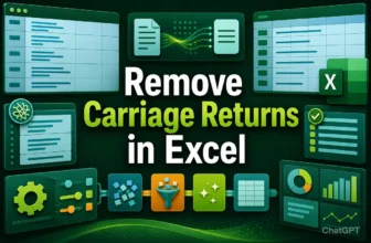 featured image - remove carriage returns in excel