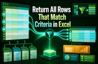 featured image - return all rows that match criteria excel
