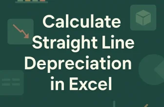 featured image - straight line depreciation formula excel