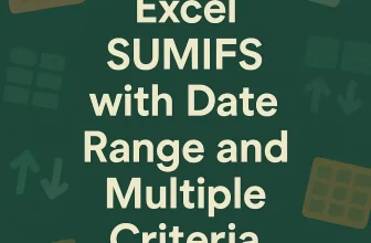 featured image - sumifs date range multiple criteria