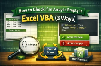 featured image - vba check if array is empty