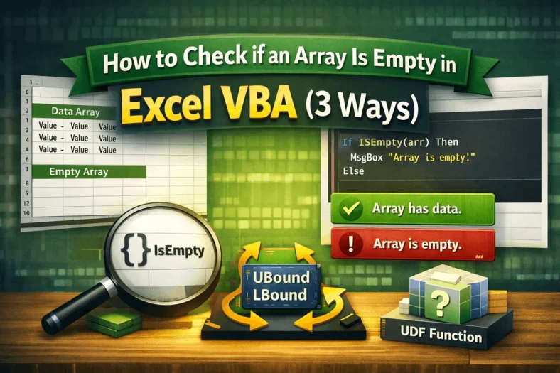 featured image - vba check if array is empty