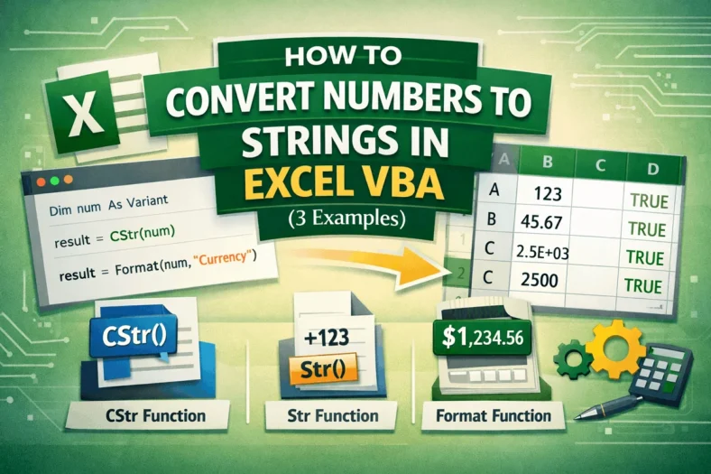 featured image - vba convert number to string