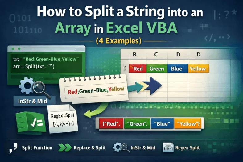 featured image - vba split string into array