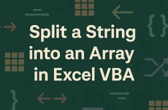 featured image - vba split string into array
