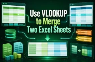 featured image - vlookup to merge two excel sheets