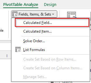 select calculated field