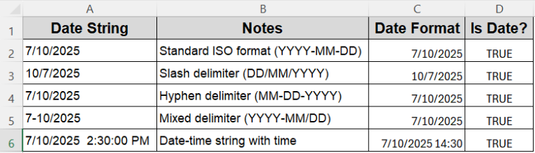 How to Convert a String to a Date in Excel VBA (3 Examples) - Excel Insider
