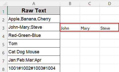 Split Multiple Delimiters Using Replace & Split in VBA