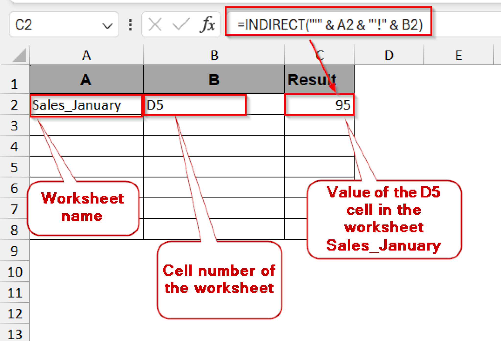How to Reference Cell in Another Excel Sheet Dynamically - Excel Insider image.