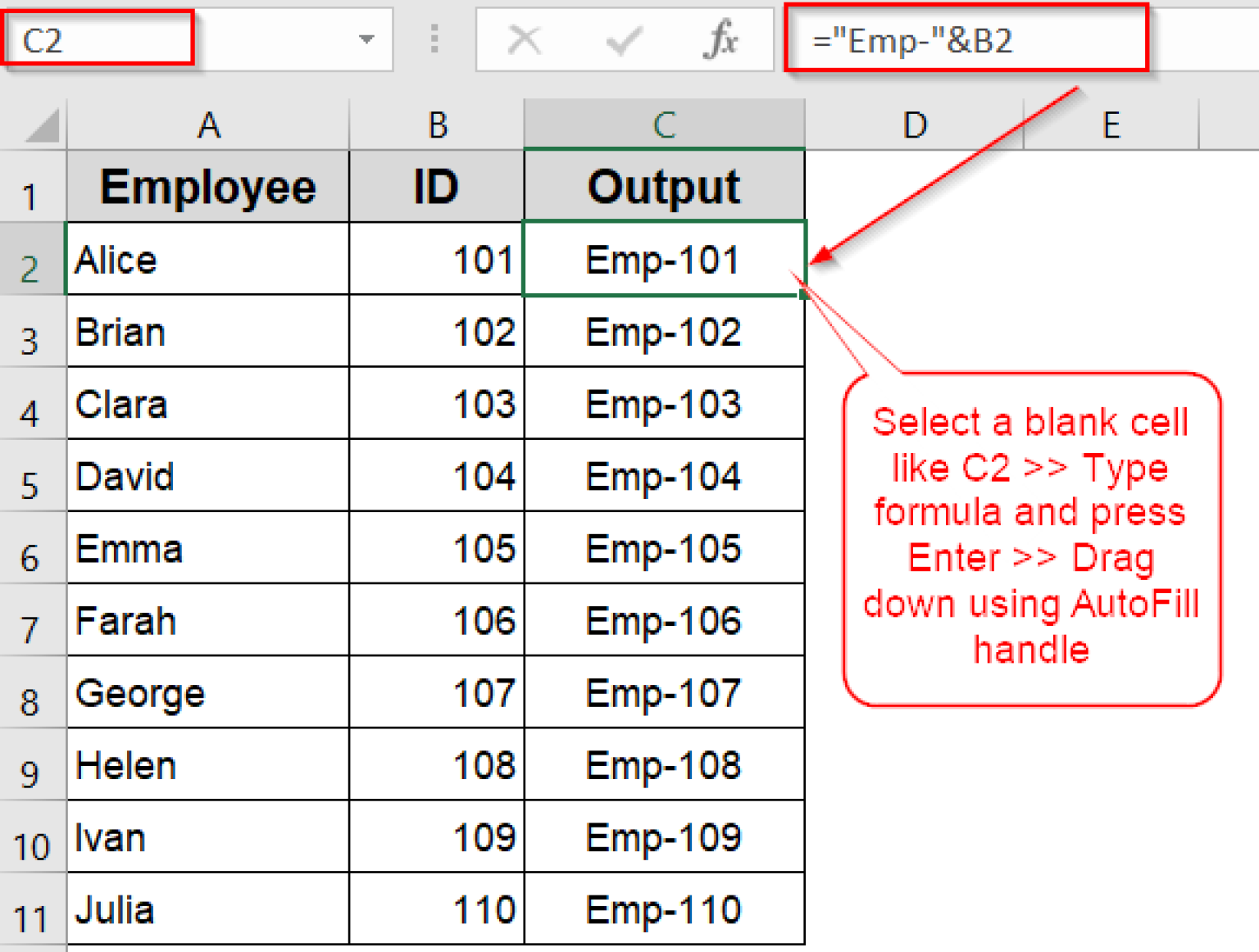 How to Add Text to Beginning of Cell in Excel (7 Easy Methods) - Excel ...