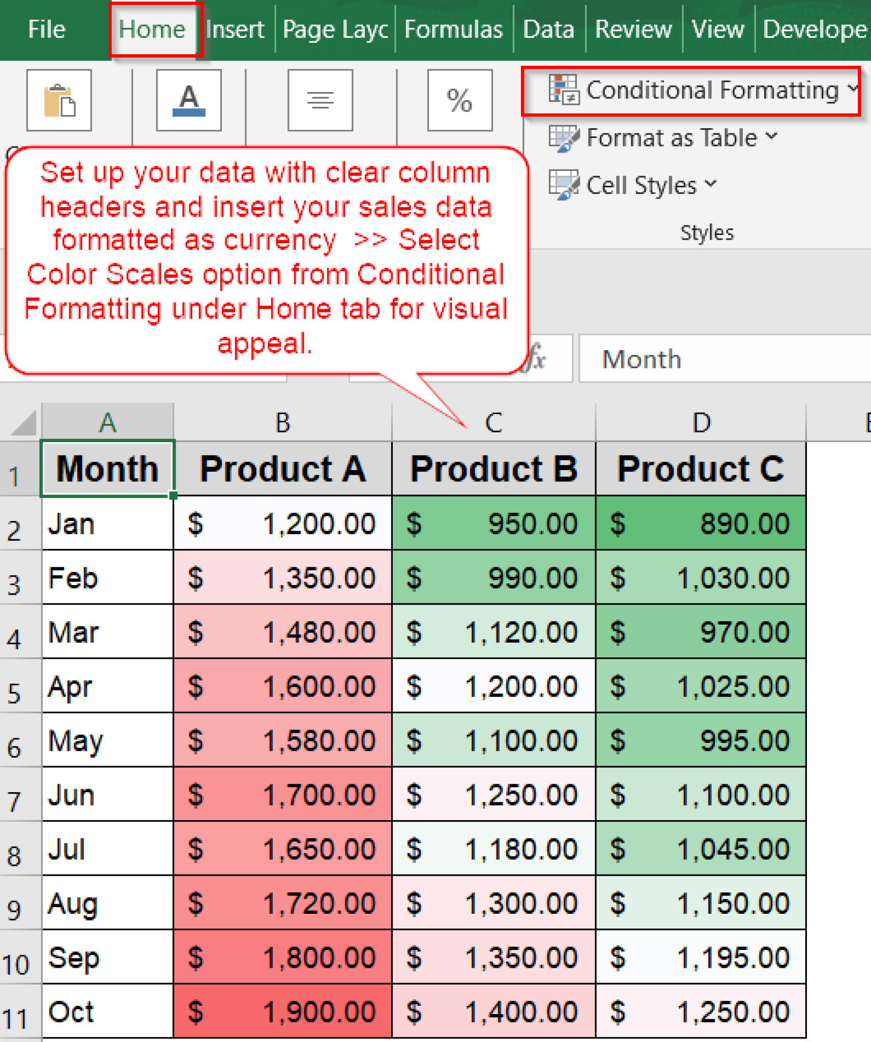 How to Create a Matrix in Excel (5 Different Examples) - Excel Insider