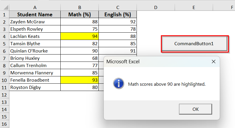 Add a Command Button (ActiveX Controls)
