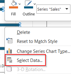 Insert a Separate Data Series to Add a Line