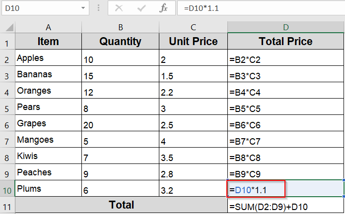 View Formulas to Help Trace the Loop