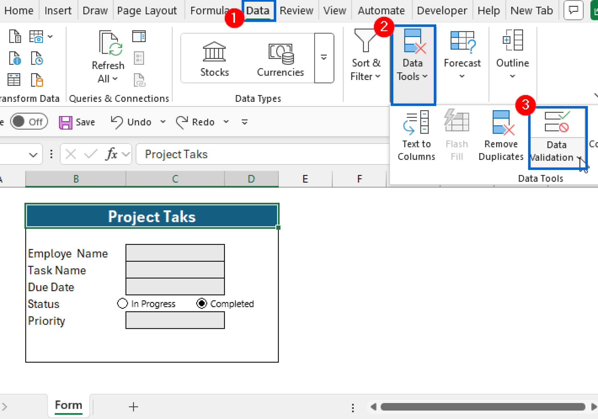 How to Create an Autofill Form in Excel (with Detailed Steps) - Excel ...