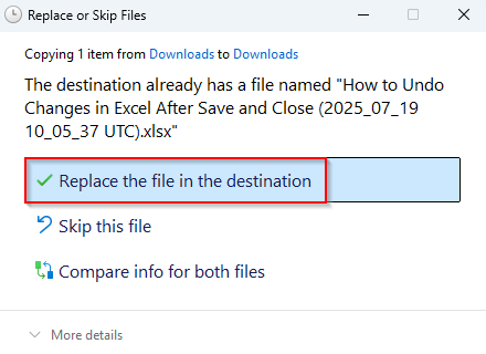 Get All the Saved Versions with the File History/Windows Backup (Windows Only)