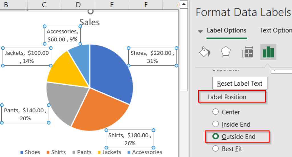 How to Show Percentage and Value in Excel Pie Chart - Excel Insider