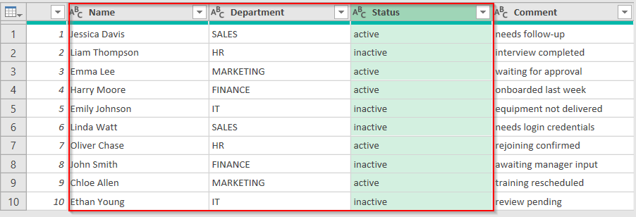 Convert Case in Excel Using Power Query