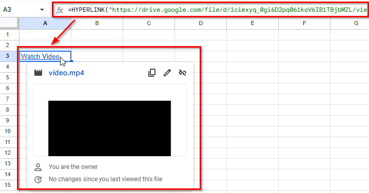 Insert a Video Using a Hyperlink