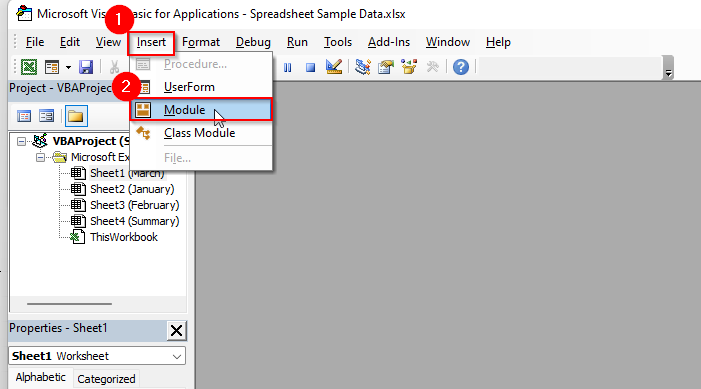 Using VBA to Sort Excel Tabs Alphabetically