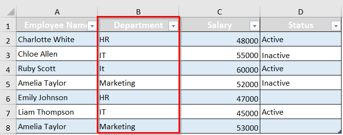 Apply the Macro to Excel Tables