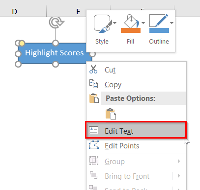 Using Excel Shapes to Create a Macro Button