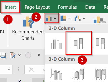 Manually Create a Waterfall Chart (For Older Excel Versions)