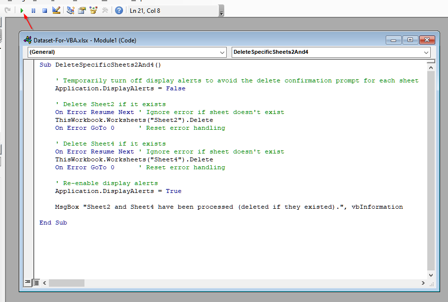Remove Extra Pages in Excel With VBA