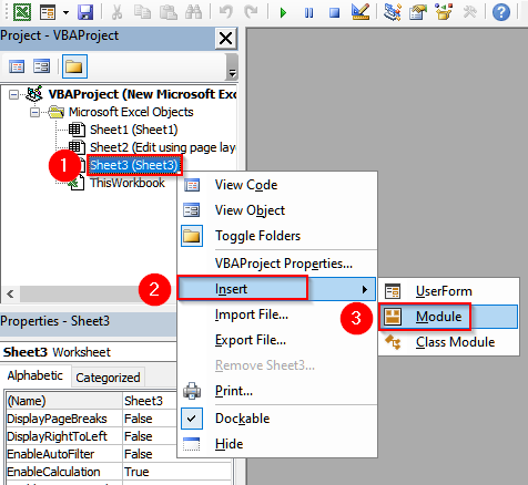 Use VBA Code to Edit Footer in Excel Dataset