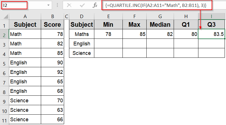 Create a Box Plot Manually in Excel 2013 or Earlier