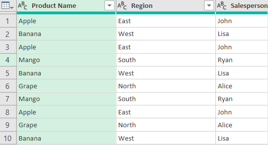 One-Click Grouping of Duplicate Rows Using Power Query